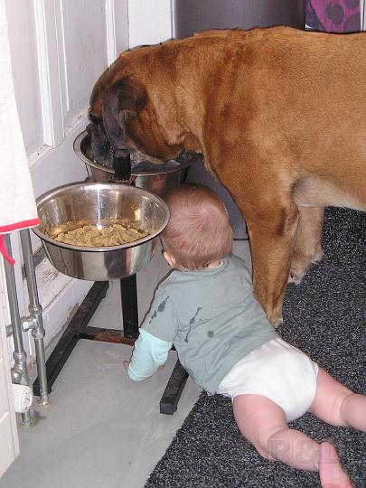 Imme 13 april 2007 (4).JPG - samen eten
